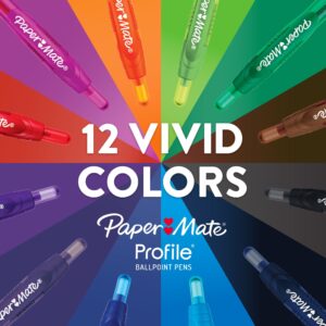 Paper Mate Profile Retractable Ballpoint Pens Bold (1.4mm) Blue 2 Count - Image 6