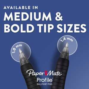 Paper Mate Profile Retractable Ballpoint Pens Bold (1.4mm) Blue 2 Count - Image 7