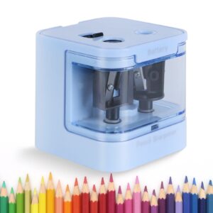 Eagle Electric Pencil Sharpener, Dual Holes, Battery Powered for Office/Art, 5s Fast Sharpening, Replaceable Blades, for 6-12 mm Pencils - Image 9