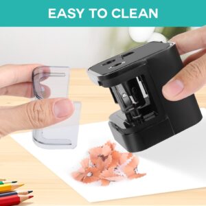 Eagle Electric Pencil Sharpener, Dual Holes, Battery Powered for Office/Art, 5s Fast Sharpening, Replaceable Blades, for 6-12 mm Pencils - Image 17