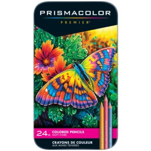 Prismacolor Premier Colored Pencils, Soft Core, 24 Count - Image 1