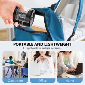 Eagle Electric Pencil Sharpener, Battery or USB Operated, Dual Holes, Dual Blades, fit for Pencils of Size 6-8mm and 9-12mm (Pink) - Image 16