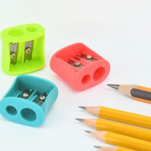 Maped Vivo Compact 2 Hole Graphite & Colored Pencil Sharpeners - 30 Pack - Image 2
