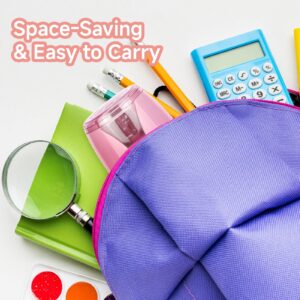 Eagle Electric Pencil Sharpener, Battery Powered, Large Shaving Holders, Carbon Steel Blades, Portable, Reusable and Replaceable Blade, Suitable for Home and Office use, Pink - Image 7