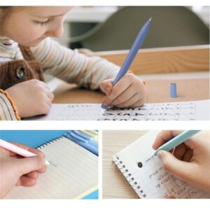 Preplabs Mechanical Pencil Solid Color Automatic Writing Pen - 0.5mm Triangular Grip for Education - Image 6