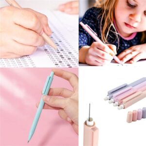 Preplabs Mechanical Pencil Solid Color Automatic Writing Pen - 0.5mm Triangular Grip for Education - Image 7