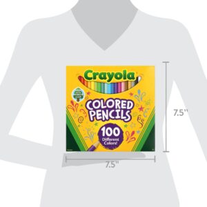 Crayola Colored Pencils, 100 Ct, School Supplies, Adult Coloring Pencils, Classroom Must Haves, Teacher Appreciation Gift - Image 5
