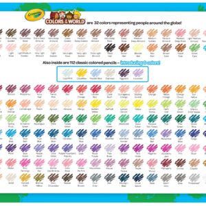 Crayola Colored Pencil Set, Colors of the World, 150 Ct, Back to School Supplies, Teacher Gifts - Image 4