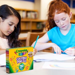 Crayola Colored Pencil Set, Colors of the World, 150 Ct, Back to School Supplies, Teacher Gifts - Image 6