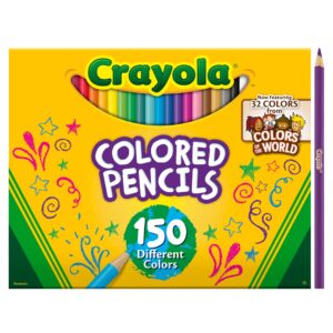 Crayola Colored Pencil Set, Colors of the World, 150 Ct, Back to School Supplies, Teacher Gifts - Image 7