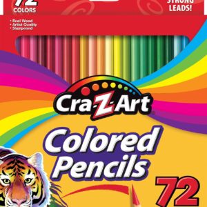 Cra-Z-Art Classic Colored Pencils, 72 Count, Multicolor, Beginner Child to Adult, Back to School