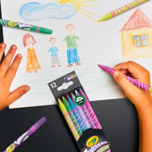Crayola Bold and Bright Twistables Colored Pencils, 12 Count, Back to School Supplies, Child - Image 5