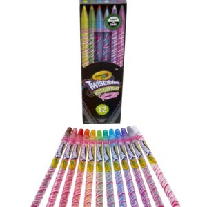 Crayola Bold and Bright Twistables Colored Pencils, 12 Count, Back to School Supplies, Child - Image 7