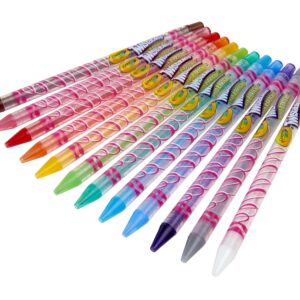 Crayola Bold and Bright Twistables Colored Pencils, 12 Count, Back to School Supplies, Child - Image 8