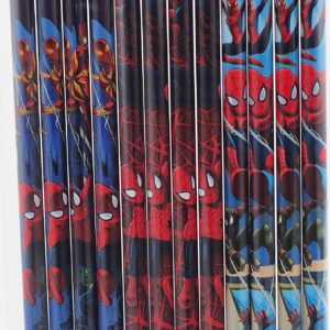 Marvel Spiderman Pencils, 2 HB Lead, Assorted Colors, 12 Count - Image 3