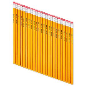 Pen+Gear 2 HB Sharpened Wood Pencils, Yellow, 48 Count - Image 3