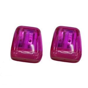 Darzheoy Pencil Sharpeners, Pencil Sharpeners Manual, Holes Compact Colored Handheld Pencil Sharpener with Lid for Home Office - Image 56