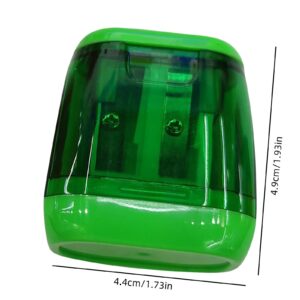 Darzheoy Pencil Sharpeners, Pencil Sharpeners Manual, Holes Compact Colored Handheld Pencil Sharpener with Lid for Home Office - Image 64