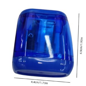 Darzheoy Pencil Sharpeners, Pencil Sharpeners Manual, Holes Compact Colored Handheld Pencil Sharpener with Lid for Home Office - Image 75