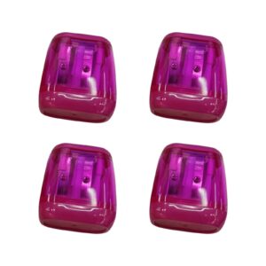 Darzheoy Pencil Sharpeners, Pencil Sharpeners Manual, Holes Compact Colored Handheld Pencil Sharpener with Lid for Home Office - Image 96