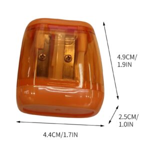 Darzheoy Pencil Sharpeners, Pencil Sharpeners Manual, Holes Compact Colored Handheld Pencil Sharpener with Lid for Home Office - Image 108