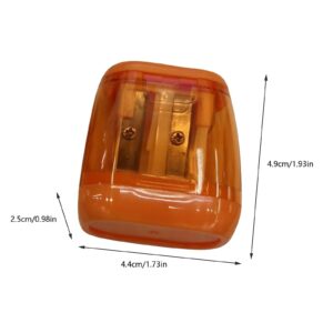 Darzheoy Pencil Sharpeners, Pencil Sharpeners Manual, Holes Compact Colored Handheld Pencil Sharpener with Lid for Home Office - Image 113