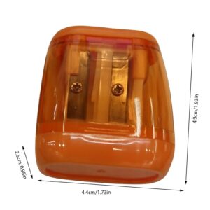 Darzheoy Pencil Sharpeners, Pencil Sharpeners Manual, Holes Compact Colored Handheld Pencil Sharpener with Lid for Home Office - Image 114
