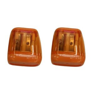 Darzheoy Pencil Sharpeners, Pencil Sharpeners Manual, Holes Compact Colored Handheld Pencil Sharpener with Lid for Home Office - Image 115