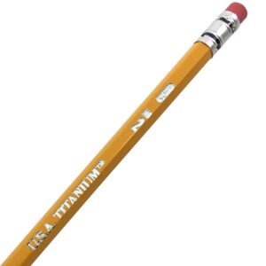 USA Titanium 2 HB Pencils – 24 Count, Pre-Sharpened, Latex-Free, PMA Certified - Image 5