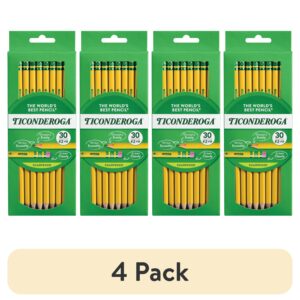 Ticonderoga Wood-Cased Pencils, Pre-Sharpened, 2 HB Soft, Yellow, 30 Count, 0.2 Pencil Lead Size - Image 10