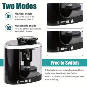 Electric Pencil Sharpener - Automatic, Desktop Office Stationery Tool with Precision Sharpening - Image 3