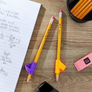 Pen+Gear Silicone Pencil Grip, Multicolor, 6 Count - Image 2