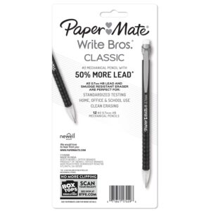 Paper Mate Mechanical Pencils, Write Bros. Classic 2 Pencil, 0.7mm, 12 Count - Image 6