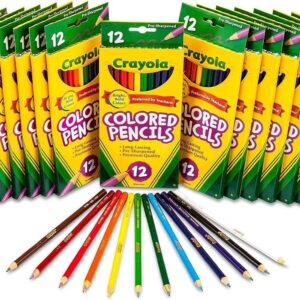 Crayola Bulk Colored Pencils, Pre-sharpened, Bulk School Supplies for Teachers, 12 Assorted Colors, Pack of 24 - Image 4