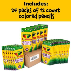 Crayola Bulk Colored Pencils, Pre-sharpened, Bulk School Supplies for Teachers, 12 Assorted Colors, Pack of 24 - Image 5