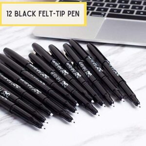 Mr. Pen- Pens, Felt Tip Pens, Black Pens For Bibles, 12 Pack - Image 7