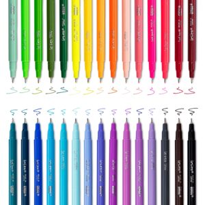 Le Pens Multicolor Set | 0.3mm Fine Point Pens | Smudge Proof Ink | All 30 Basic, Neon and Pastel Colors - Image 2