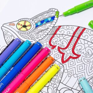 Le Pens Multicolor Set | 0.3mm Fine Point Pens | Smudge Proof Ink | All 30 Basic, Neon and Pastel Colors - Image 3