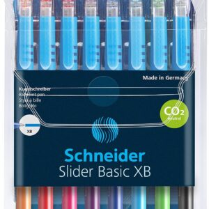 Slider XB Ballpoint Stick Pen, Assorted, Pack of 8 - Image 4