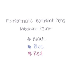 Paper Mate Erasermate Pen Medium Point Blue 31535 - Image 4