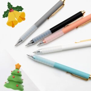 Ballpoint Writing Pens,12 pack(6 count+6 refills) with Stylus Tips 0.5mm Medium Point Pen Black Ink Pen Stylus Pens(NO.693) - Image 6