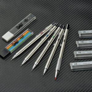Mr. Pen Mechanical Pencil Set with Erasers Refills, 0.3mm, 0.5mm, 0.7mm, 0.9mm and 2mm, 5 Count - Image 7