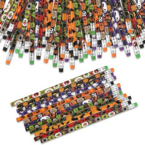 Naler Pack of 36 Halloween Pencils Set with Erasers for Kids Halloween Party Favors Goodie Bags School Prizes - Image 3