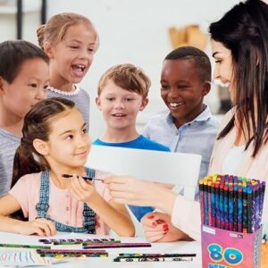 ArtCreativity Writing Pencil Assortment – 24 Pack Fun Number 2 Pencils for Kids, Party Favors, Classroom Prizes, Goodie Bag Fillers, Back to School Supplies - Image 4