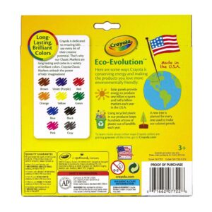 Crayola Broad Line Art Markers, Classic Colors, 10 Count, in Pack of 12 - Image 4