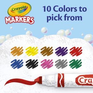 Crayola Broad Line Markers, 10 Ct Classic Colors, School Supplies for Teachers and Kids, Classroom Essentials, 3+ - Image 7