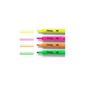 Sharpie Tank-Style Highlighters, Chisel Tip, Assorted, 4 Count - Image 2