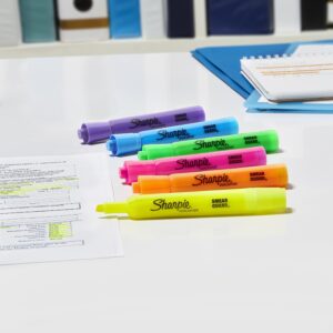Sharpie Tank-Style Highlighters, Chisel Tip, Assorted, 4 Count - Image 5