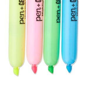 Pen+Gear Retractable Highlighters, Chisel Tip, Assorted Colors, Multi Colored Ink,12 Count - Image 6