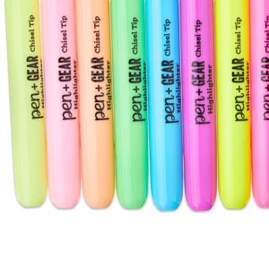 Pen+Gear Retractable Highlighters, Chisel Tip, Assorted Colors, Multi Colored Ink,12 Count - Image 7